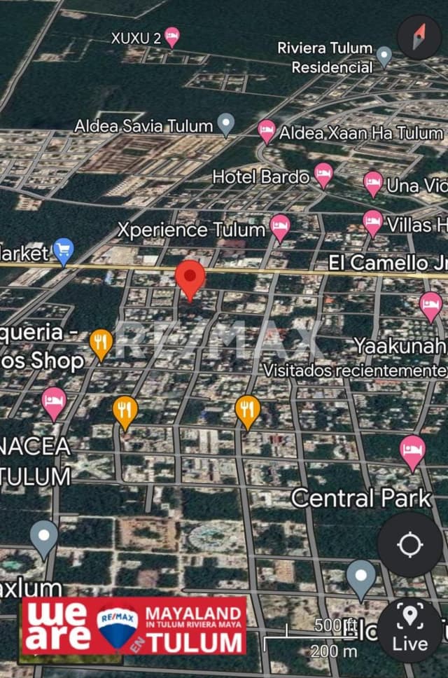 EN VENTA TERRENO DE 2500 m2 EN TULUM, UBICADO EN LA VELETA CON EXCELENTE UBICACION