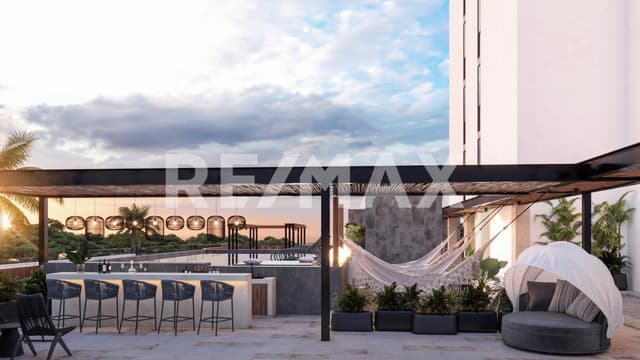 Departamentos en preventa. 2 recámaras Mod. Midfloor. Torre Sofía. Temozón Norte