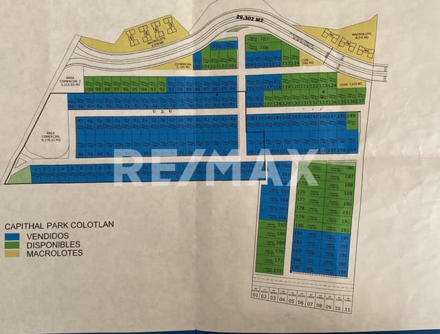 Terreno en Parque Industrial Capithal Park Colotlán 
