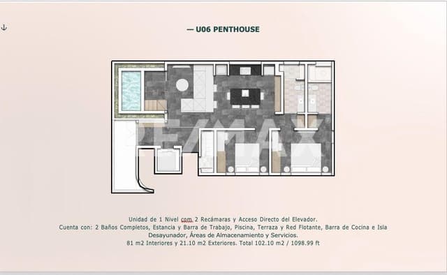 DEPARTAMENTO PH PREVENTA TULUM