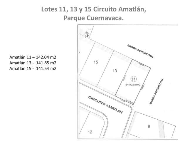 Terreno en Venta Parque Cuernavaca