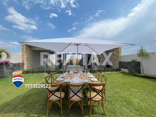 Jardín para eventos en Acapatzingo, Cuernavaca, Morelos...Clave 4490