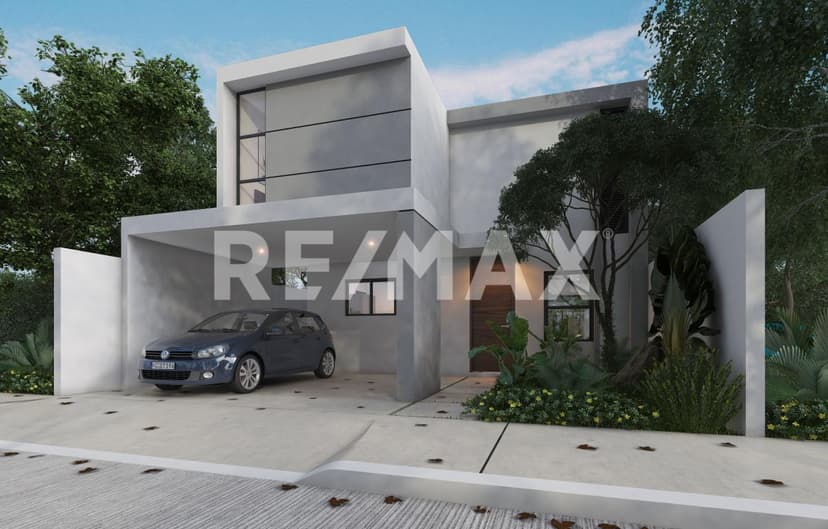 Casa en preventa en Privada Capri Mod. 210. Cholul Yucatán.