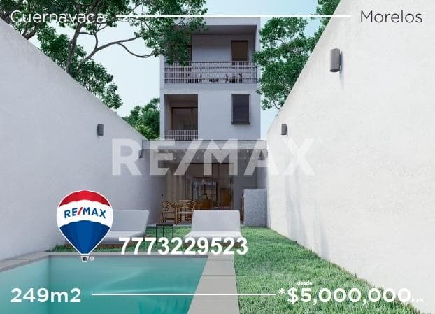 Pre-venta de casa sola, Jardines de Delicias, Cuernavaca, Morelos...Clave 4522