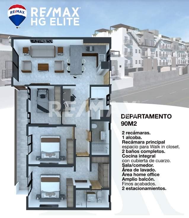 DEPARTAMENTO EN VENTA EN PRAGA 44 RESIDENCIAL 