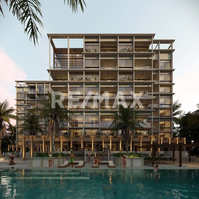 Pre venta departamentos modelo Clásico 3 recs Dorada en playa Chicxulub Yucatán