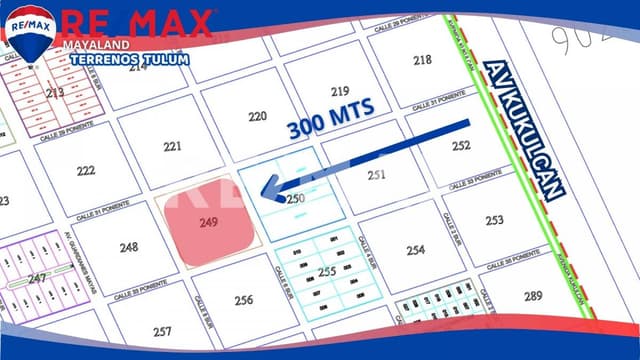 En venta hectárea a 3 cuadras de la Kukulcan region 15 tulum
