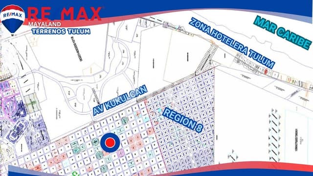 En venta hectárea a 3 cuadras de la Kukulcan region 15 tulum