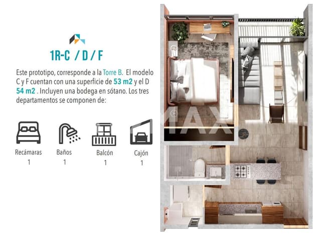 Departamentos en Venta en Colonia Moderna