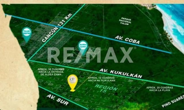 Lote Residencial Cocoloba Tulúm 750 mts2