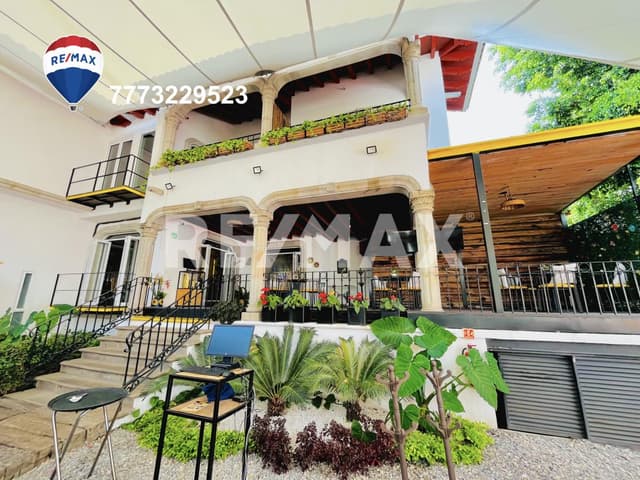 Venta de casa (actualmente restaurante), Vista Hermosa, Cuernavaca...Clave 4619