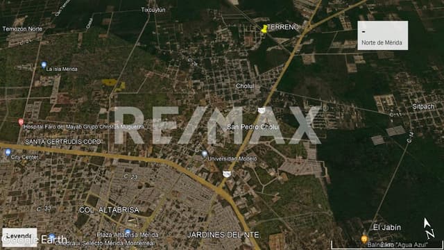 SE VENDE TERRENO LISTO PARA ESCRITURAR EN ZONA NORTE, CHOLUL MERIDA YUCATAN