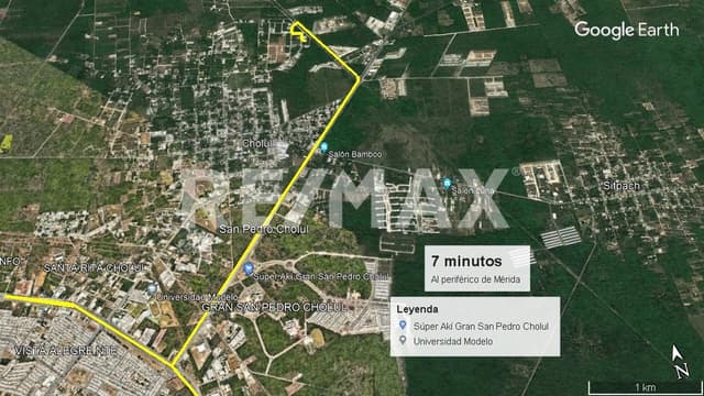 SE VENDE TERRENO LISTO PARA ESCRITURAR EN ZONA NORTE, CHOLUL MERIDA YUCATAN