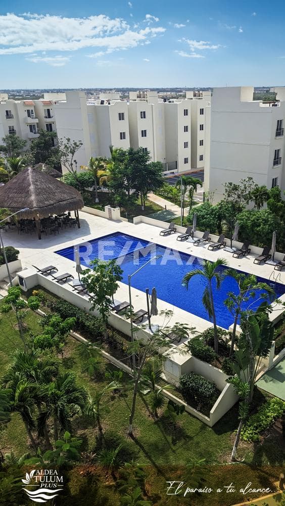 EN VENTA HERMOSO DEPARTAMENTO DE 2 RECAMARAS EN ALDEA TULUM PLUS.