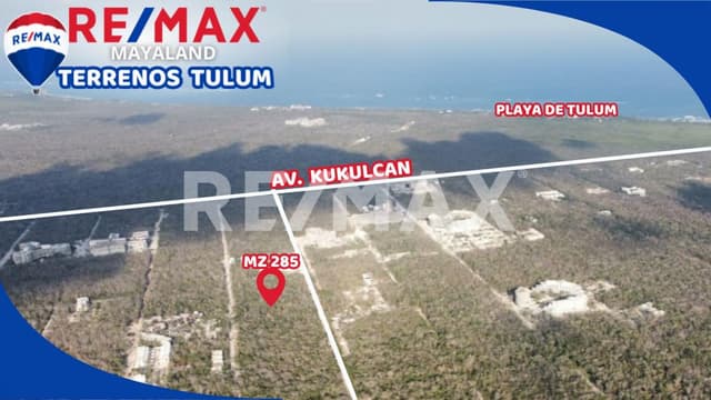 Oportunidad terreno a 8 min de la playa de tulum