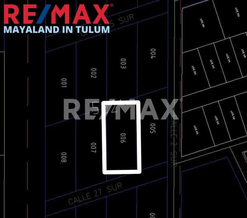 En venta terreno de 1134 m2 e la 5ta av de tulum 