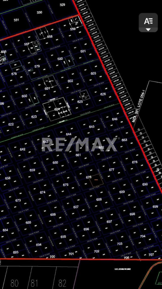 TERRENO DE 2,500 M2 EN REGION 8 MANZANA 659 LOTE 4 