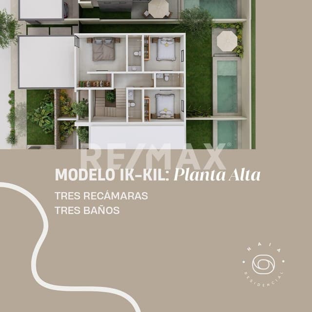 Naia Residencial hermosas casas ubicadas en Conkal Yucatán