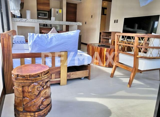 RENTA DEPARTAMENTO DE 2 RECAMARAS EN LA VELETA - TULUM - 