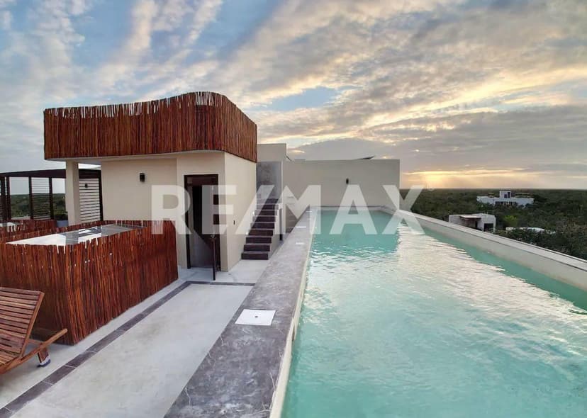 RENTA DEPARTAMENTO DE 2 RECAMARAS EN LA VELETA - TULUM - 