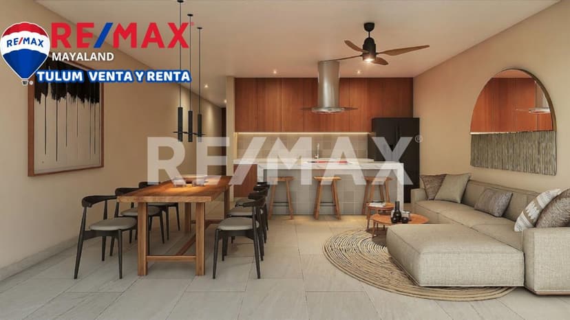 "Vive el Lujo Tropical en Tulum"! Exclusiva Town House de 3 Recámaras con Alberca Privada y Rentabilidad Garantizada 