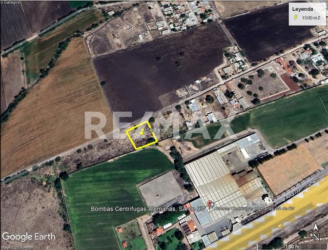 VENTA TERRENO INDUSTRIAL, AMEXHE APASEO EL GRANDE, GTO.