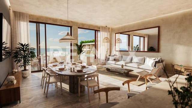 Beachfront Loft For Sale in Puerto Morelos