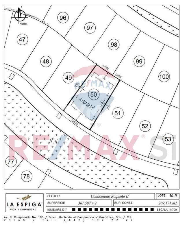 TERRENO VENTA LA ESPIGA
