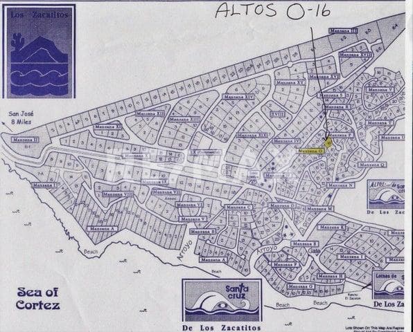 ZACATITOS ALTOS ALTOS 0-16, East Cape - MLS#23-5052