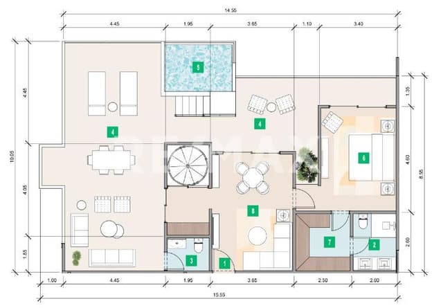 DEPA PH N10 T1 305 E 4 REC 4.5 BAÑOS