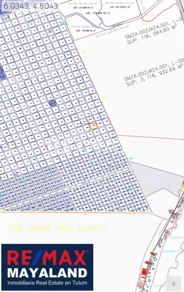 Manzana 287 Tulum Region 15 a 200 m de Ave Kukulkan 