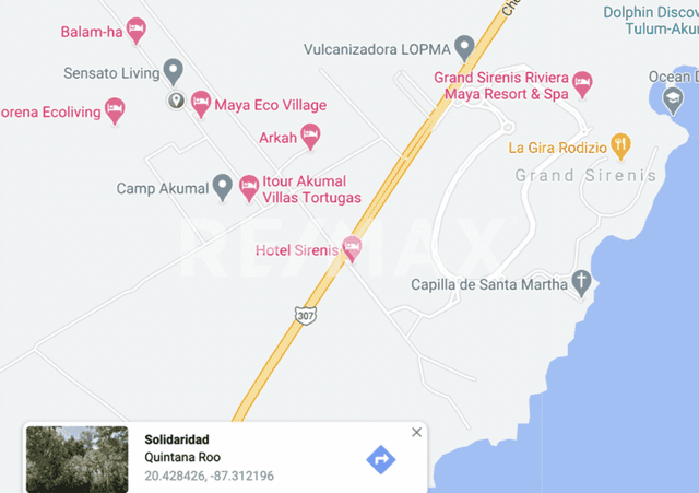 Terreno en la selva  Akumal- con cenote 