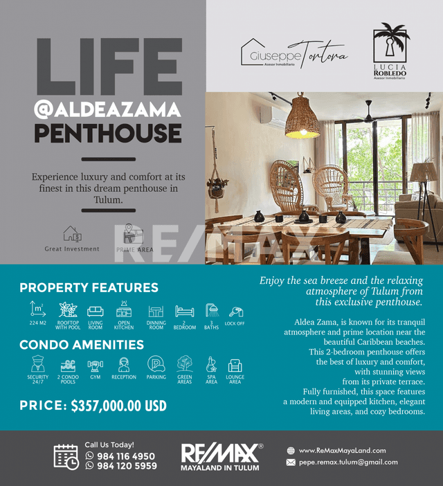 2 ROOMS PENTHOUSE AT ALDEA ZAMA
