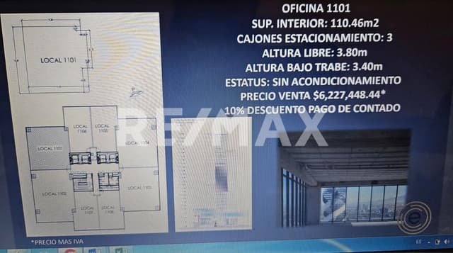 OFICINA EJECUTIVA EN VENTA TORRE ELEMENTA PUEBLA