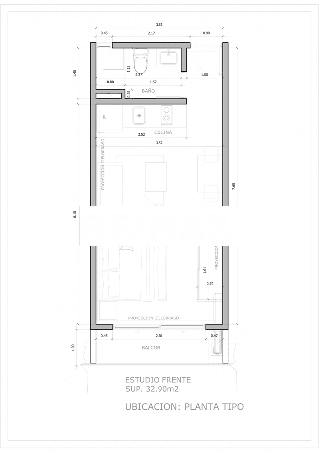 Estudio en venta 