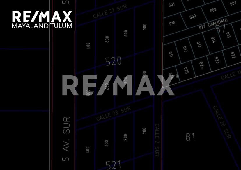 VENTA TERRENO TULUM EN REGION 8 - CERCA DE LA 5TA
