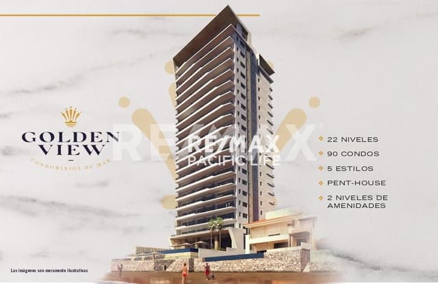 DEPARTAMENTO EN VENTA EN GOLDEN VIEW CON VISTA A LA CIUDAD