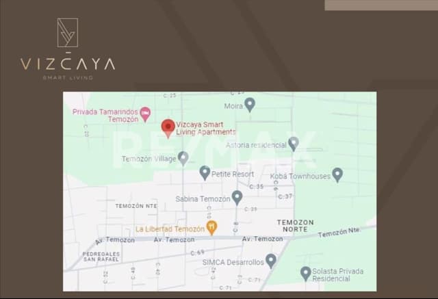 Venta de Departamentos en Vizcaya en Temozón Norte, Mérida, Yucatán.