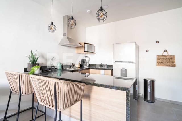 Renta Departamento 1 Rec 1 baño, balcón, amueblado y equipado