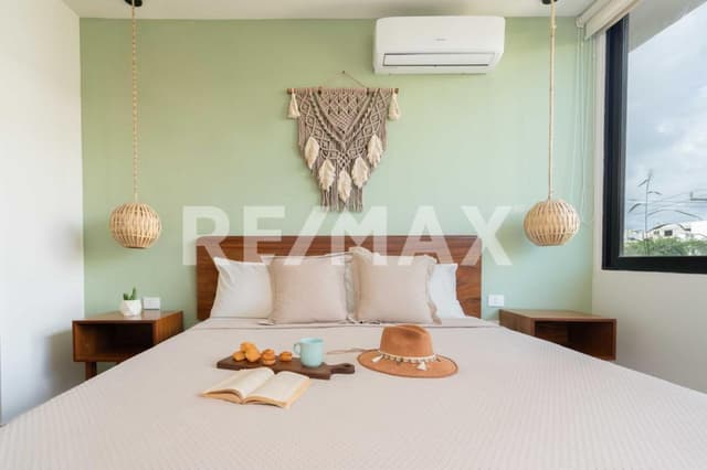 Renta Departamento 1 Rec 1 baño, balcón, amueblado y equipado 