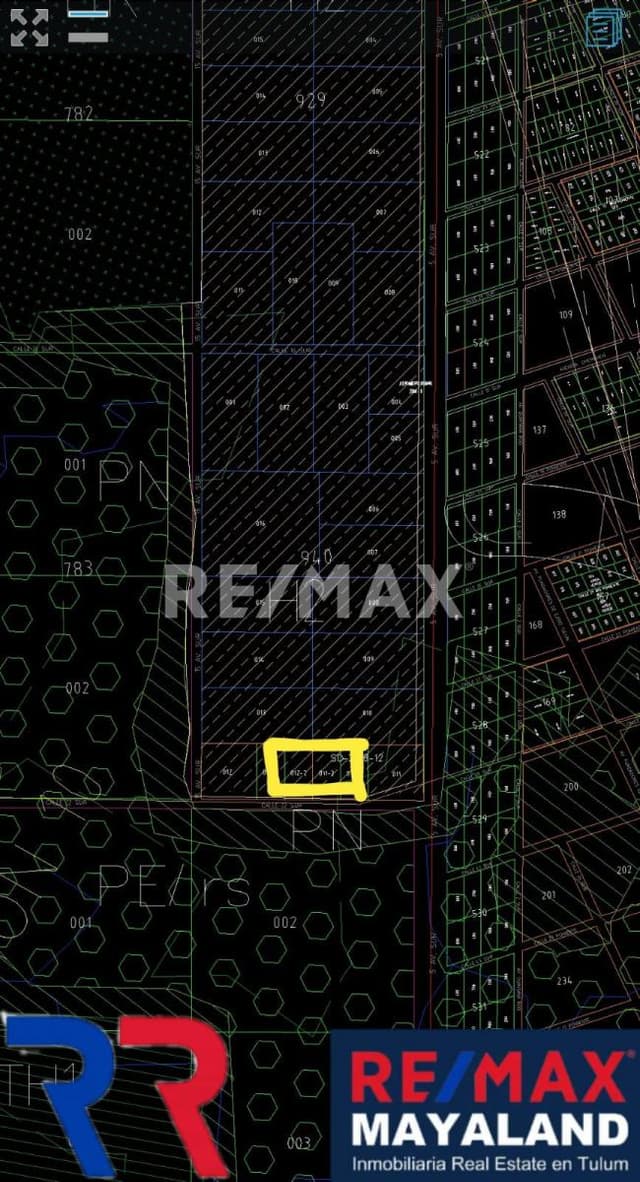 Región 12 Tulum Mz 940 Dos Lotes - 3,533 m²