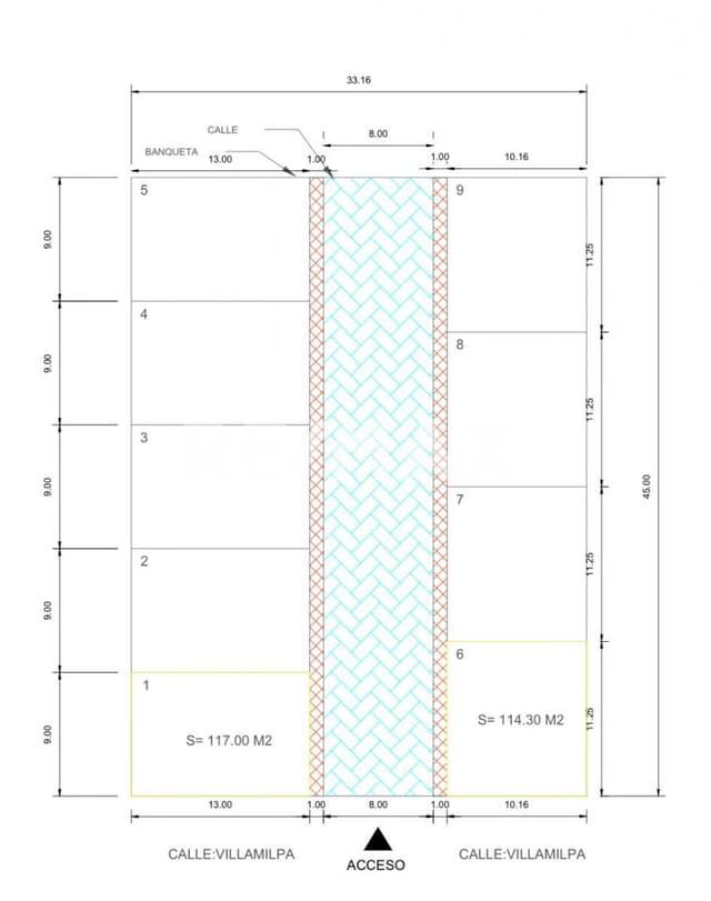 Terreno en Venta Villa Milpa