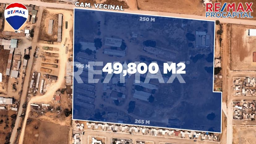 Terreno Comercial en Venta Zona Industrial Ojo de Agua Tijuana