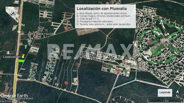Terreno sobre carretera para giro comercial, industrial o residencial en Mérida