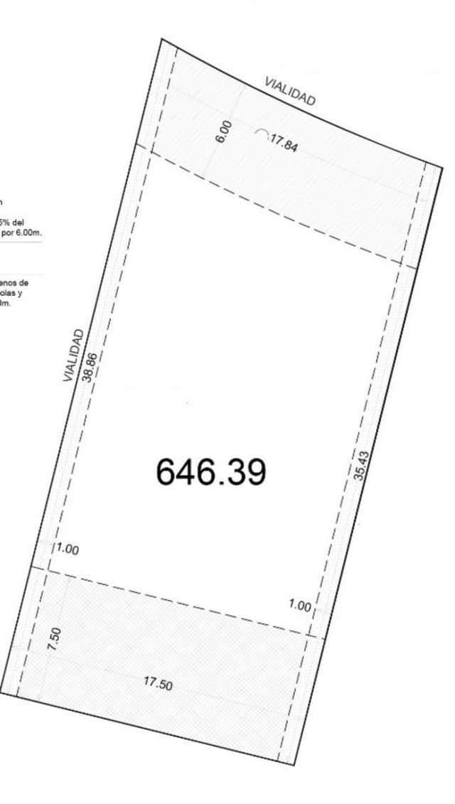Terreno en venta en esquina en Provincia