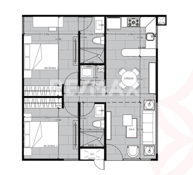 Departamento en preventa, Karmín, Temozón norte