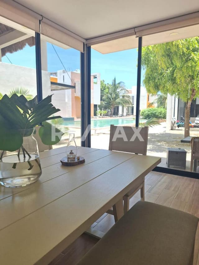 Casa en venta de 3 recamaras amueblada en Antalea Telchac Puerto Yucatán.