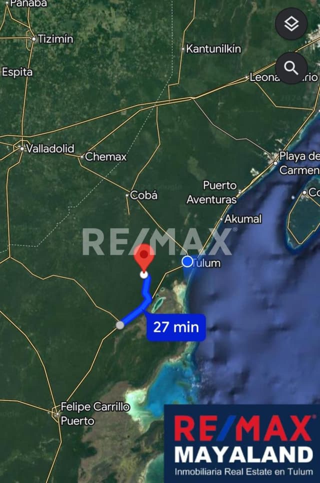 ¡Oportunidad de inversión única en Terreno de 5 Has en la Riviera Maya!