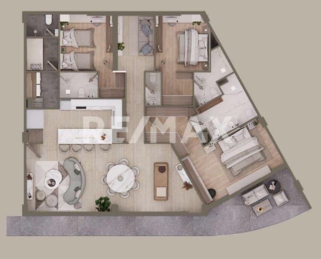 DEPARTAMENTO EN VENTA LOMA DORADA QUERETARO RDV240903-AE3