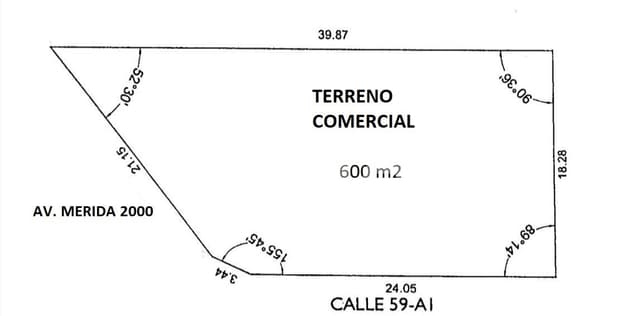 Renta Terreno Comercial sobre Avenida Mérida 2000 en zona Poniente de Mérida,Yucatán